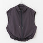 compact ZIP vest (charcoal) *JP