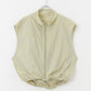 compact ZIP vest (beige) *JP