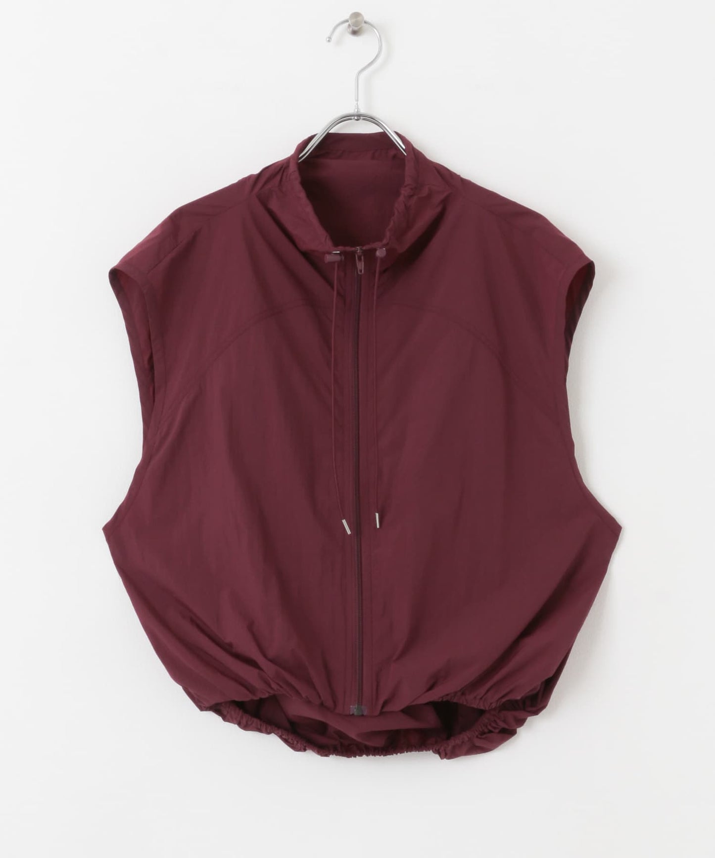 compact ZIP vest (bordeaux) *JP