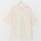 cut-off mesh tee (ivory) *JP