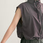 compact ZIP vest (charcoal) *JP