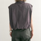 compact ZIP vest (charcoal) *JP