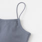 strap cami with cups (blue grey) *JP