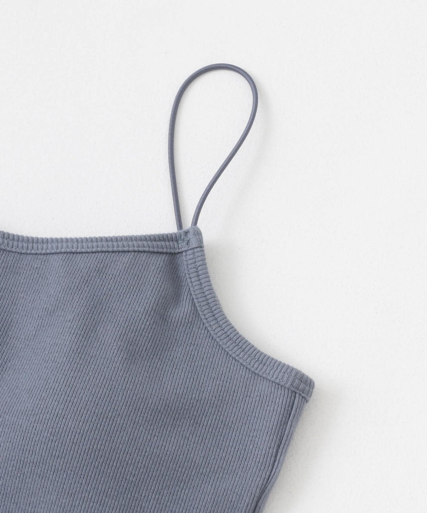 strap cami with cups (blue grey) *JP