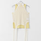 layered tank top (ivory x yellow) *JP