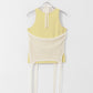 layered tank top (ivory x yellow) *JP