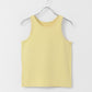 layered tank top (ivory x yellow) *JP