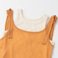 layered tank top (orange x ivory) *JP