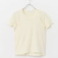 compact layered tee (ivory) *JP