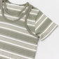 compact layered tee (khaki x ivory) *JP