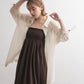 sheer loose shirt (light beige) *JP