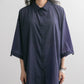 sheer loose shirt (navy) *JP