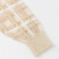 sheer check feather knit (light beige) *JP