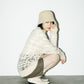 sheer check feather knit (light beige) *JP