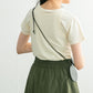 compact layered tee (ivory) *JP