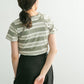 compact layered tee (khaki x ivory) *JP