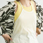 layered tank top (ivory x yellow) *JP