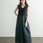 tulle frill vest (black) *JP