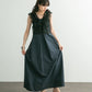 tulle frill vest (black) *JP