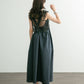 tulle frill vest (black) *JP