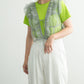 tulle frill vest (grey) *JP