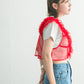 tulle frill vest (red) *JP