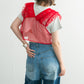 tulle frill vest (red) *JP