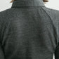 jacquard polo cardigan (charcoal) *JP