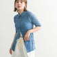 jacquard polo cardigan (blue) *JP