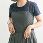 compact layered tee (navy) *JP