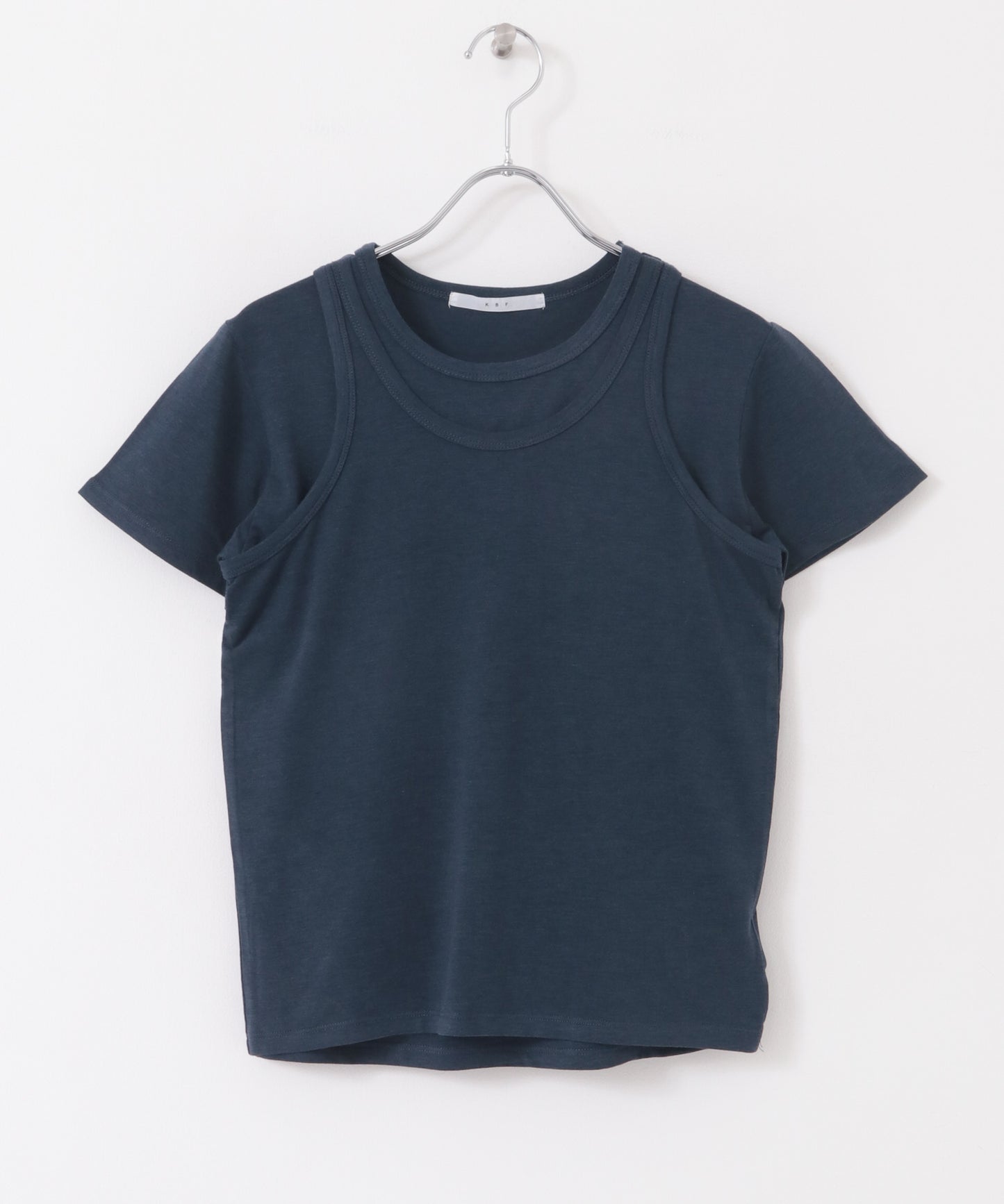 compact layered tee (navy) *JP