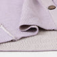 bicolor polo RIB knit (purple x gray) *JP