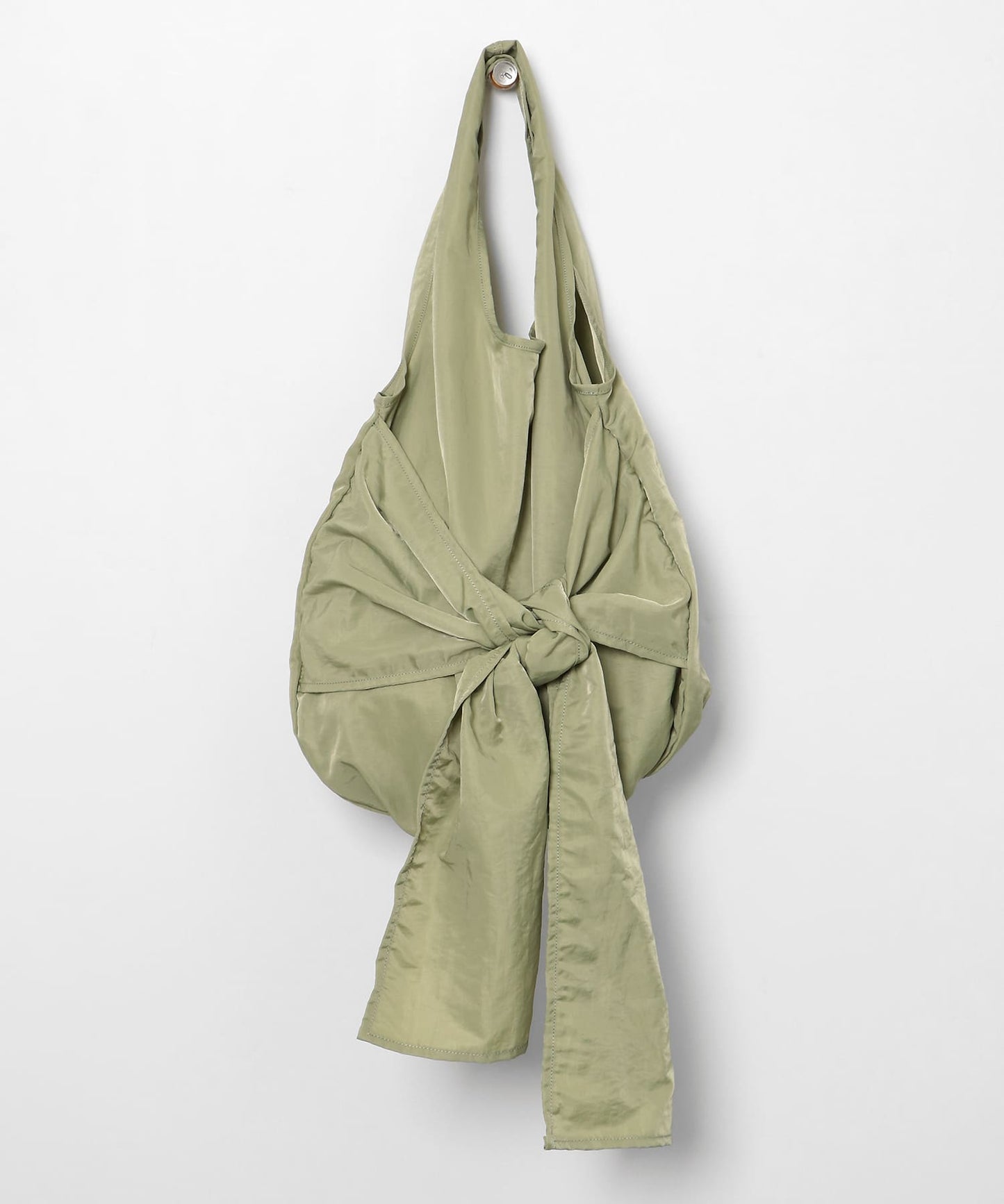 arrange ribbon nylon bag (khaki) *JP