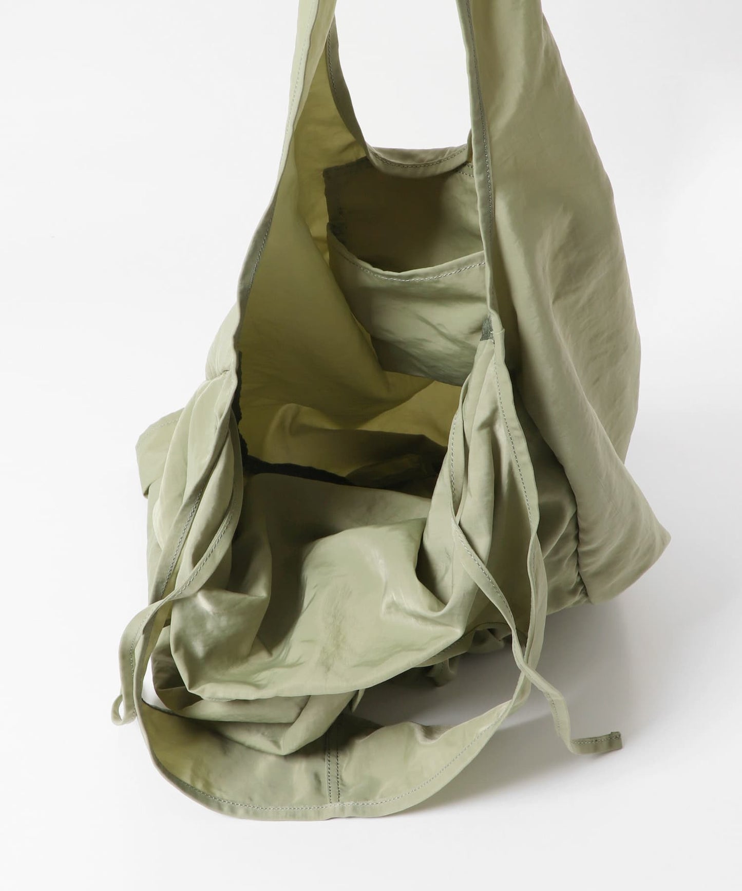 arrange ribbon nylon bag (khaki) *JP