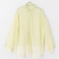 layered sheer shirt (light green x ivory) *JP