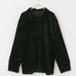 front ribbon velour gown (black) *JP