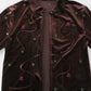 front ribbon velour gown (brown embroidery) *JP