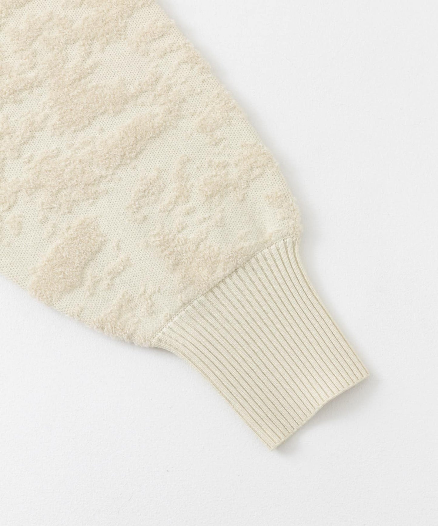 marble jacquard knit (ivory) *JP