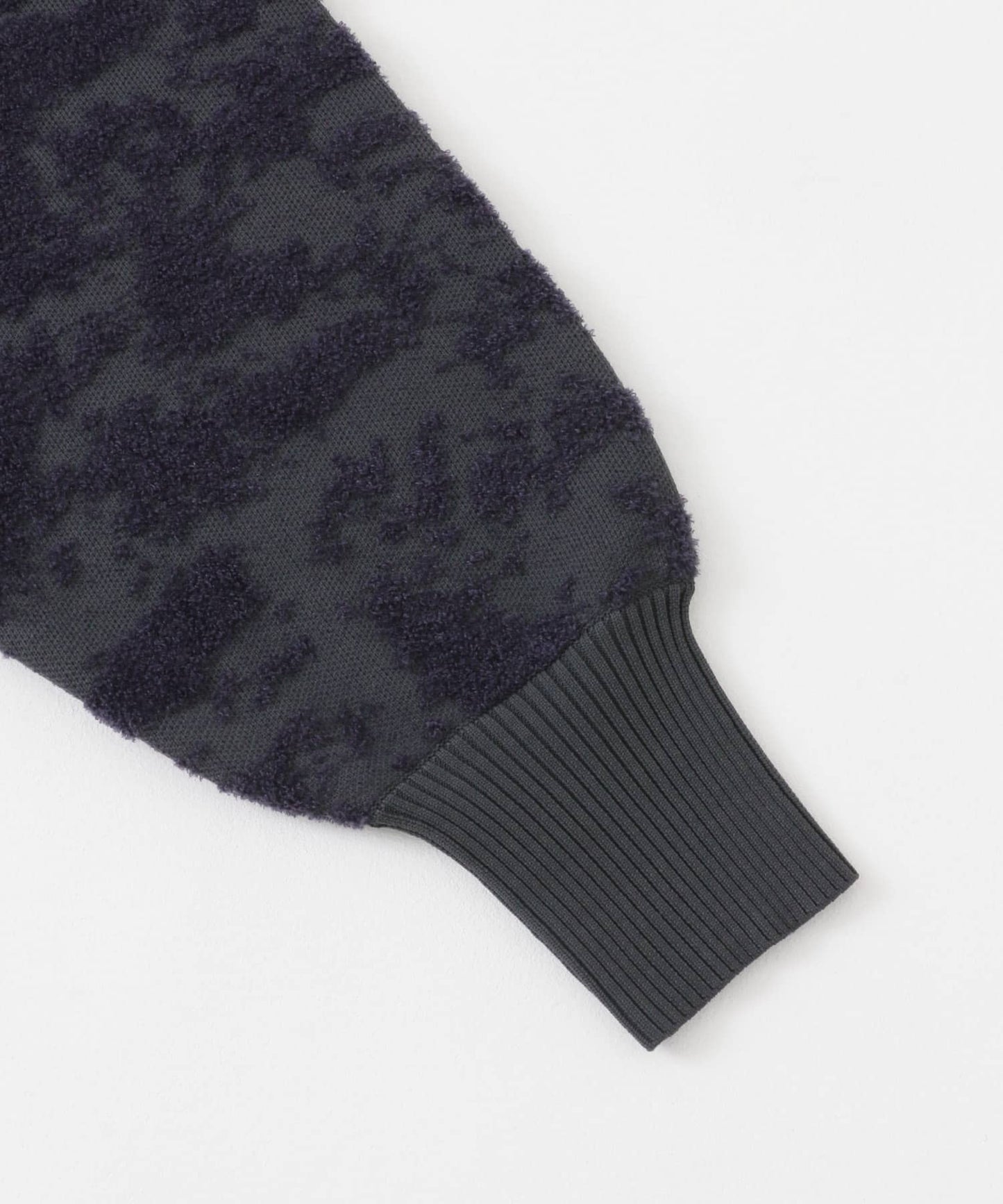 marble jacquard knit (charcoal x navy) *JP