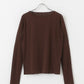 sheer mellow top (brown) *JP