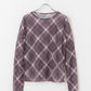 sheer mellow top (red check) *JP