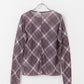 sheer mellow top (red check) *JP