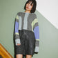 art fringe cropped knit (moss gray) *JP