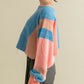 art fringe cropped knit (flamingo) *JP