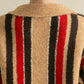 front zip striped cardigan (beige) *JP