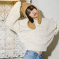 marble jacquard knit (ivory) *JP