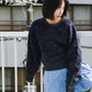 marble jacquard knit (charcoal x navy) *JP