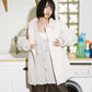 jacquard fringe cardigan (ivory) *JP