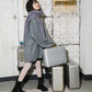 volume knit mini dress (gray) *JP