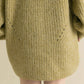 volume knit mini dress (pistachio) *JP